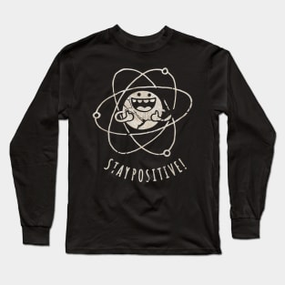 vintage stay positive Long Sleeve T-Shirt